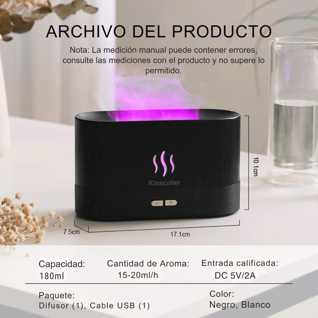 Difusor de Aroma Kinscoter DQ-701C (180ml)
